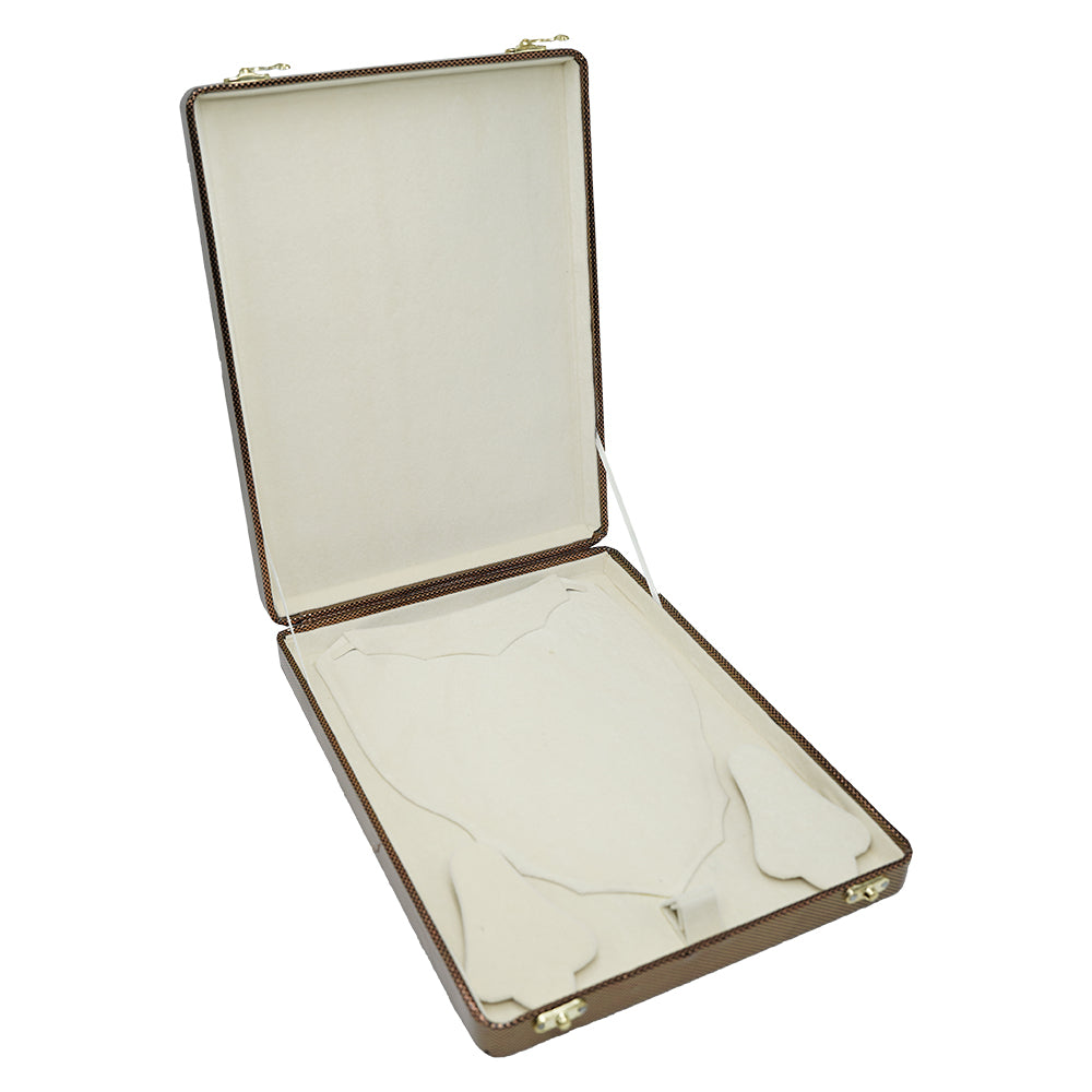 A Model: 14x10 Necklace jewelry Box | Necklace jewelry Case | Leather Jewelry Necklace Storage Box