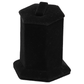 Pure Black Velvet Ring Display Stand