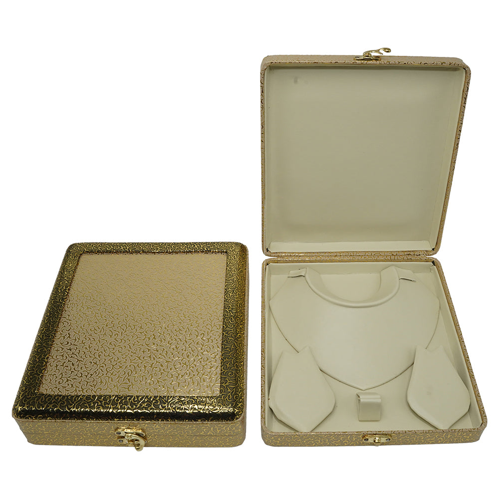 F Model: 8x8 Necklace jewelry Box | Necklace jewelry Case | Leather Jewelry Necklace Storage Box