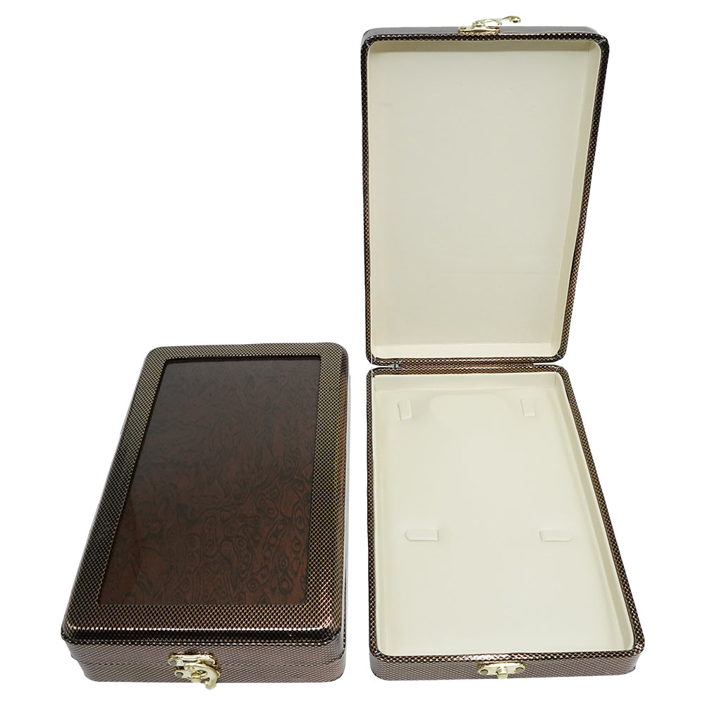 A Model: 10x6 Necklace jewelry Box | Necklace jewelry Case | Leather Jewelry Necklace Storage Box (Mala Set Box)