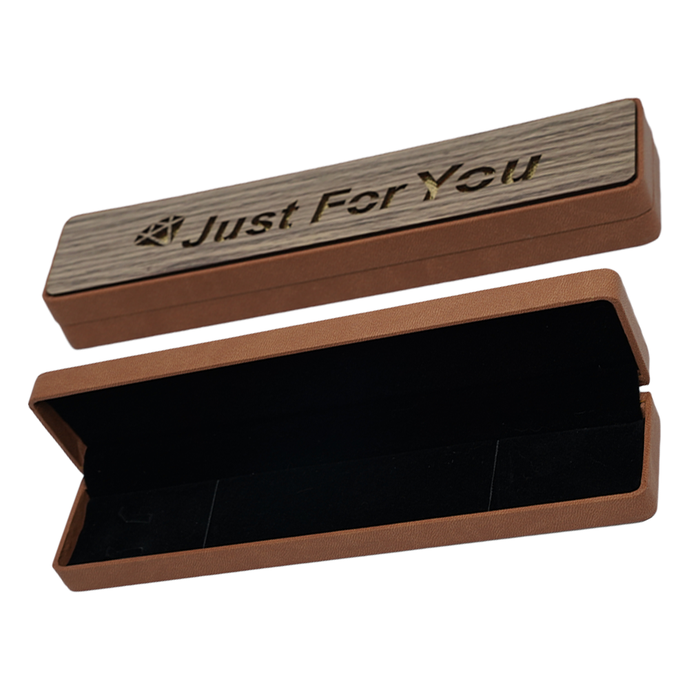 Multiple Designs Laser Cut Leather Chain / Bracelet Box