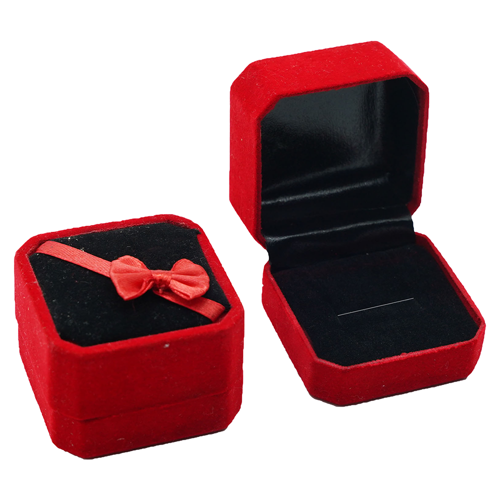 Three Colors Tie Ring Boxes