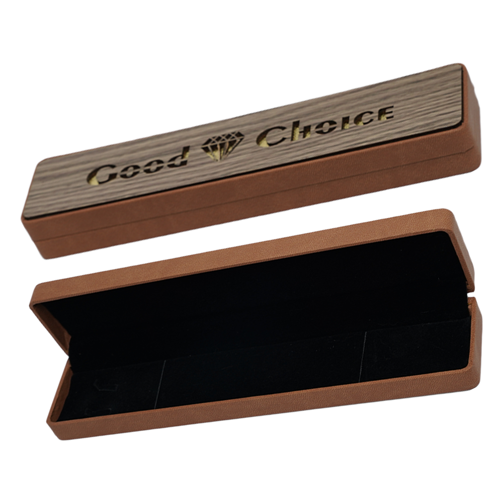 Multiple Designs Laser Cut Leather Chain / Bracelet Box