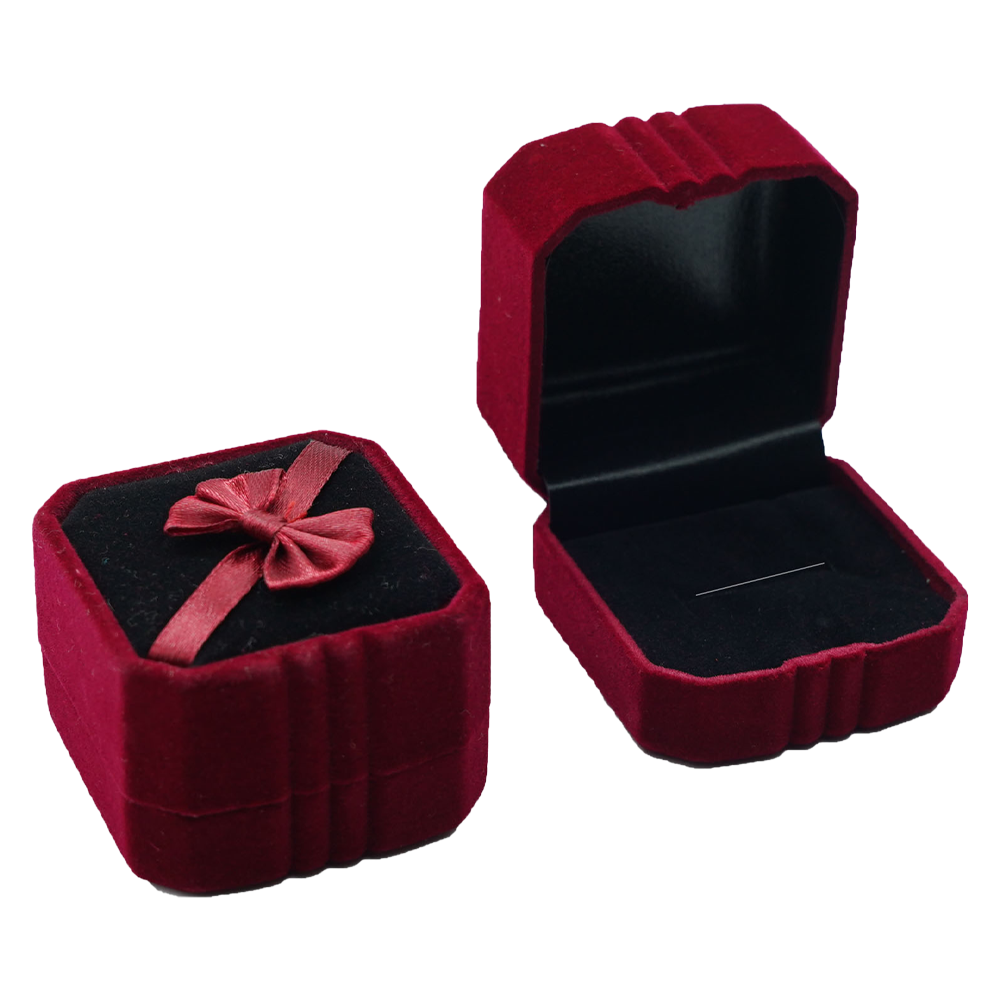 Three Colors Tie Ring Boxes