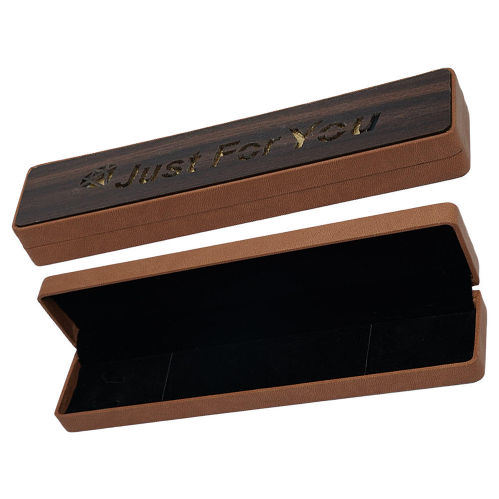 Multiple Designs Laser Cut Leather Chain / Bracelet Box