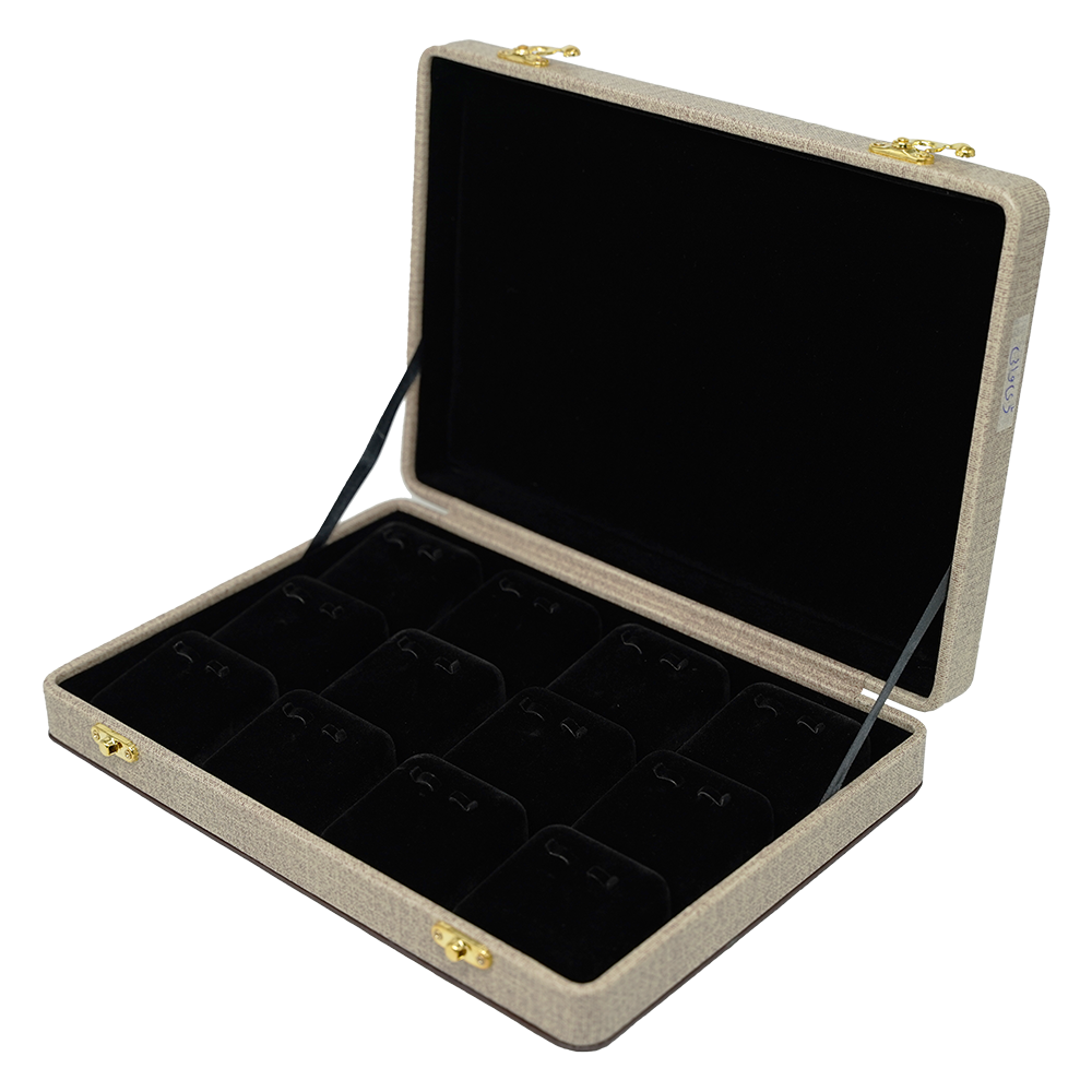 Brown Leatherette Stock Boxes