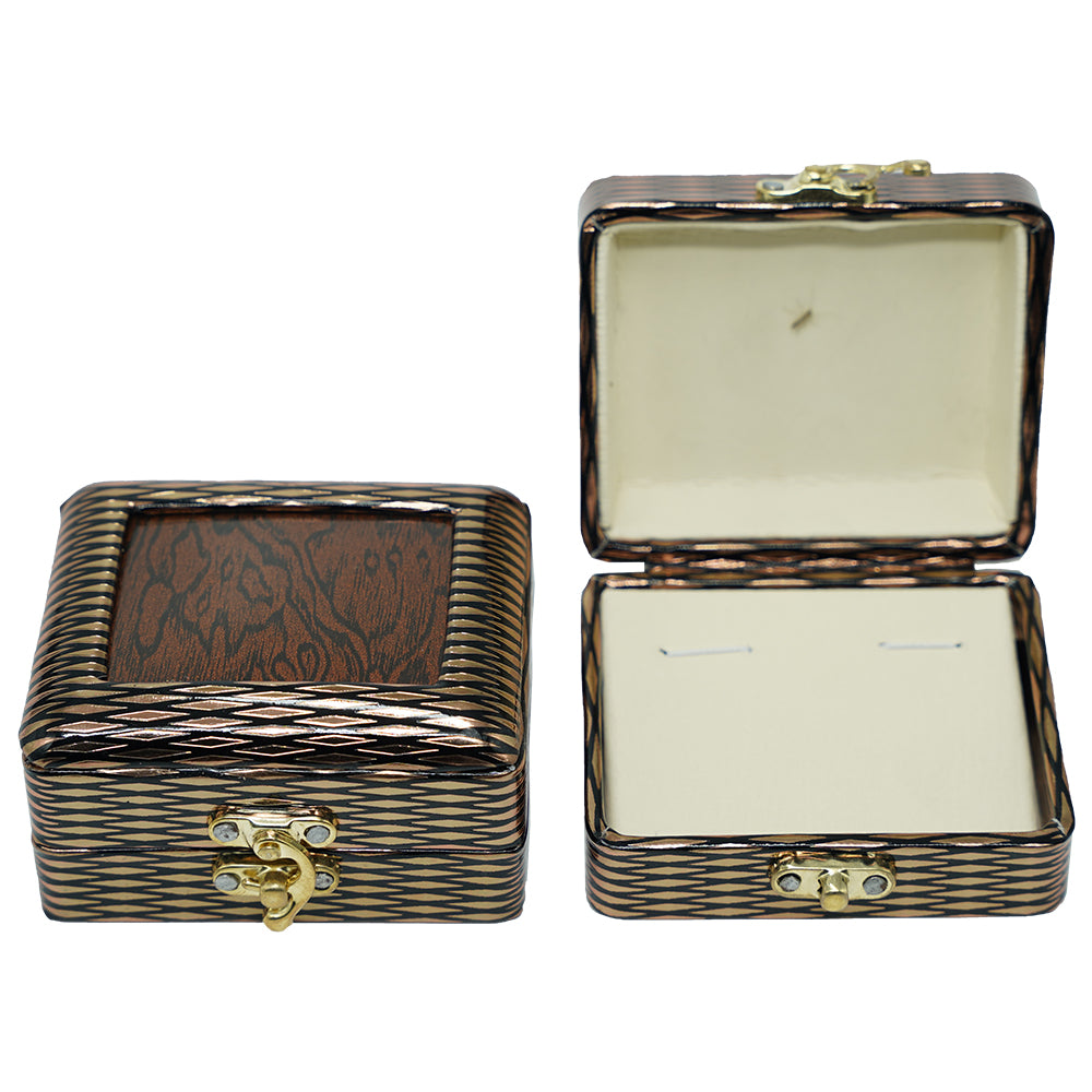 A Model: Engagement Earring Box | Wedding Earring Box | Leather Jewelry Earring Box (D-Bali Box)