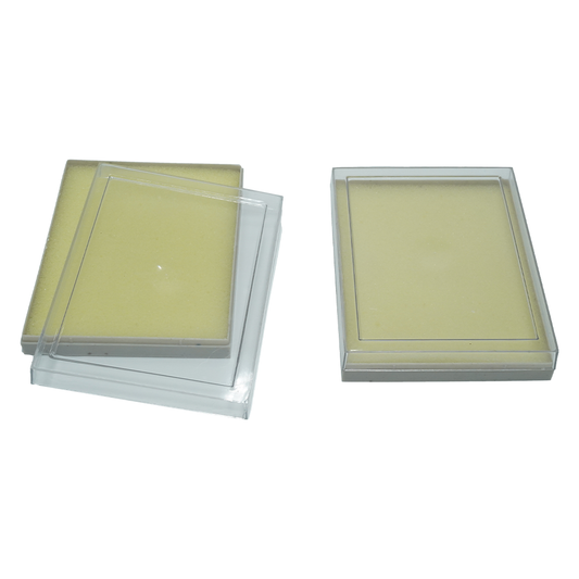 Crystal / Plastic Yellow Boxes