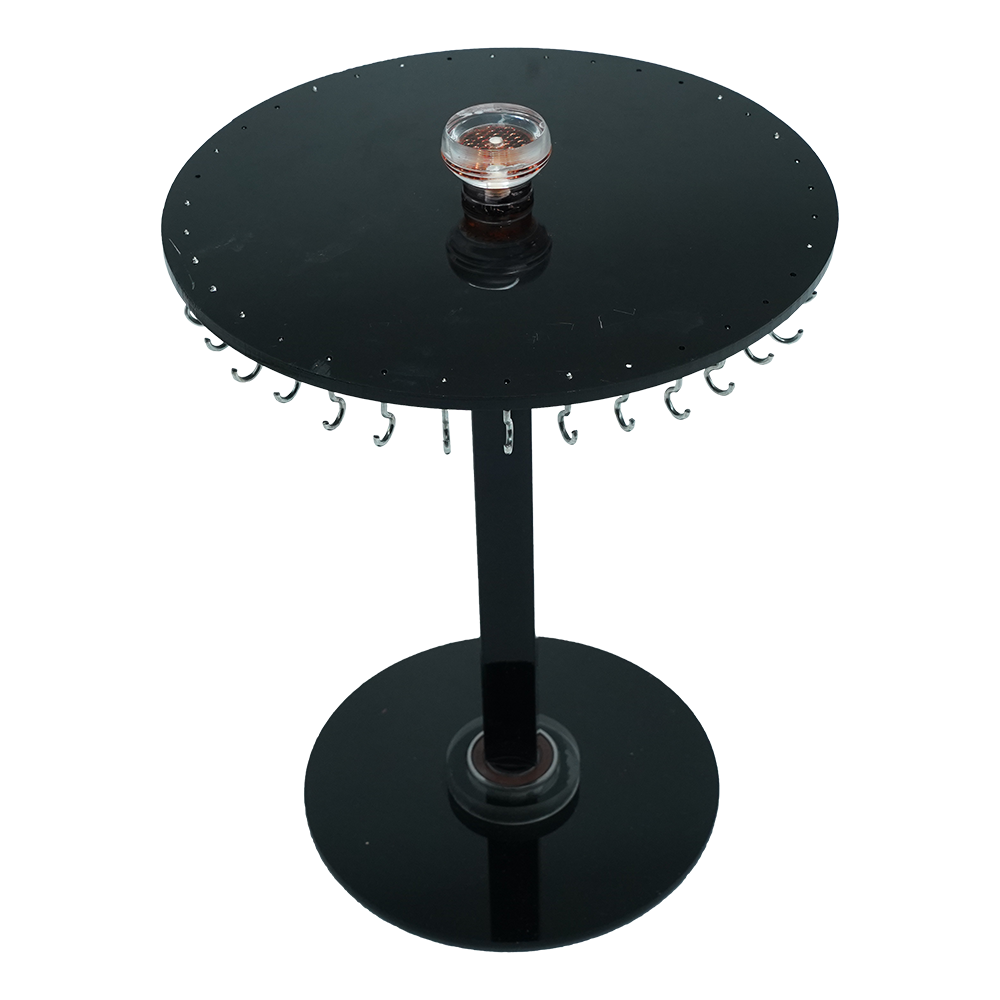 Black & White Crystal Umbrella Chain Display Stands