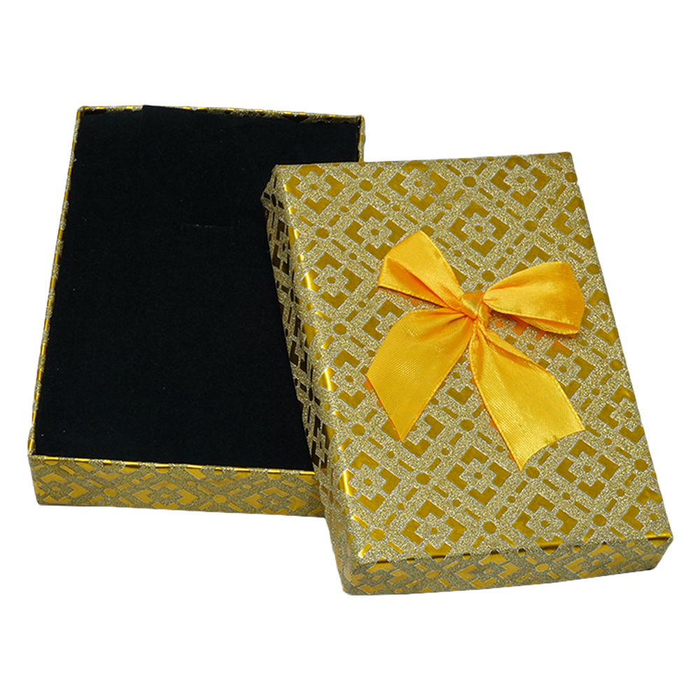 Glitter Multi Mix Color Cardboard Jewelry Boxes