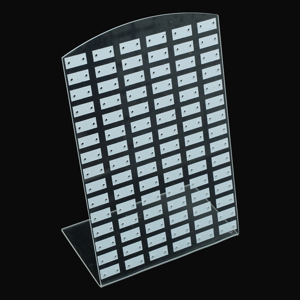 White Crystal Nose Pin Display Stands