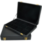 Black Leatherette Stock Boxes