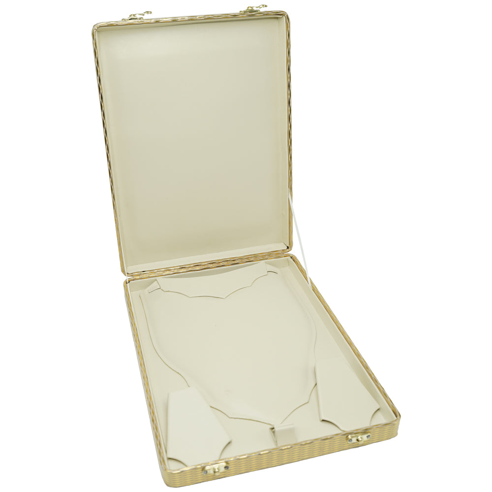 F Model: 14x10 Necklace jewelry Box | Necklace jewelry Case | Leather Jewelry Necklace Storage Box