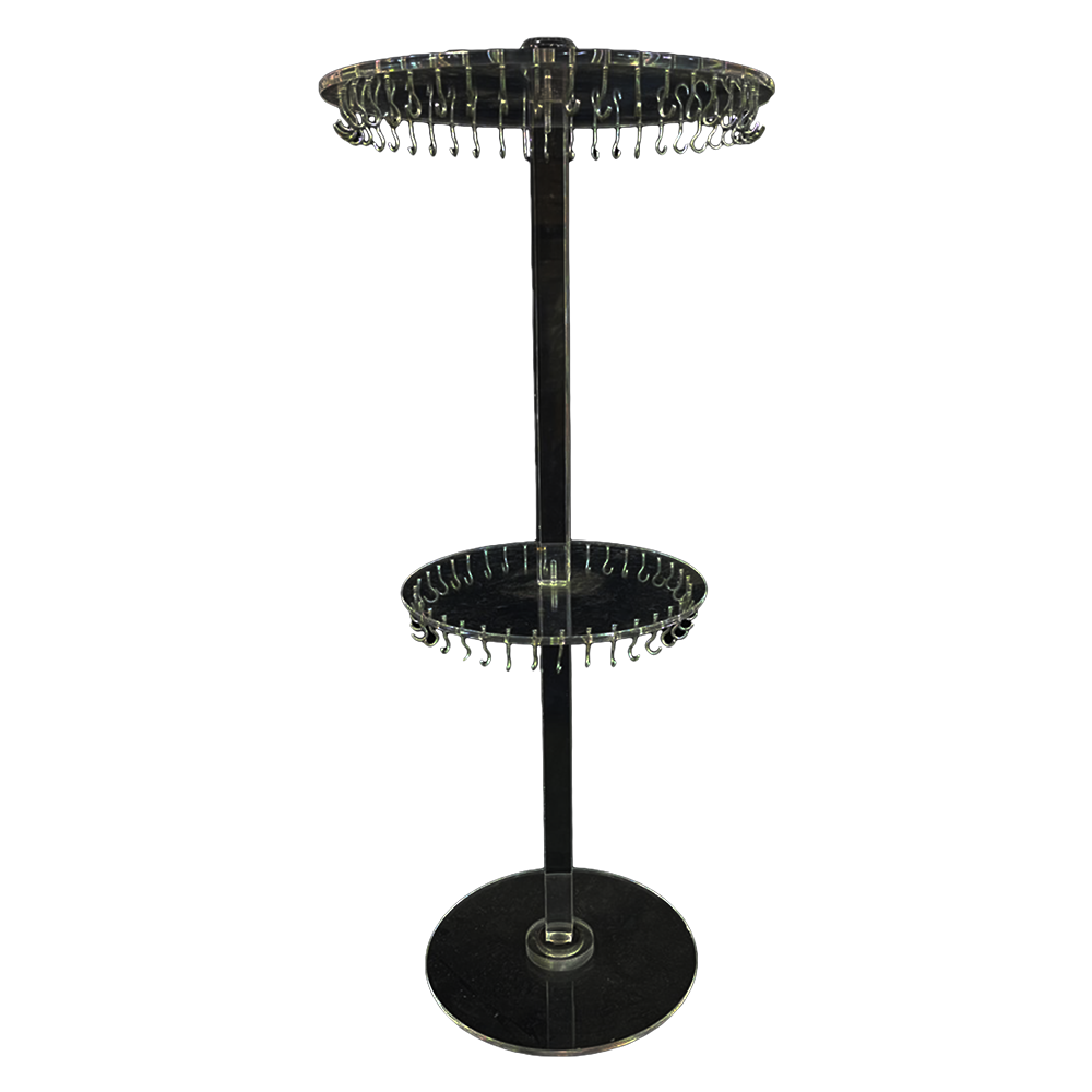Black & White Crystal Umbrella Chain Display Stands