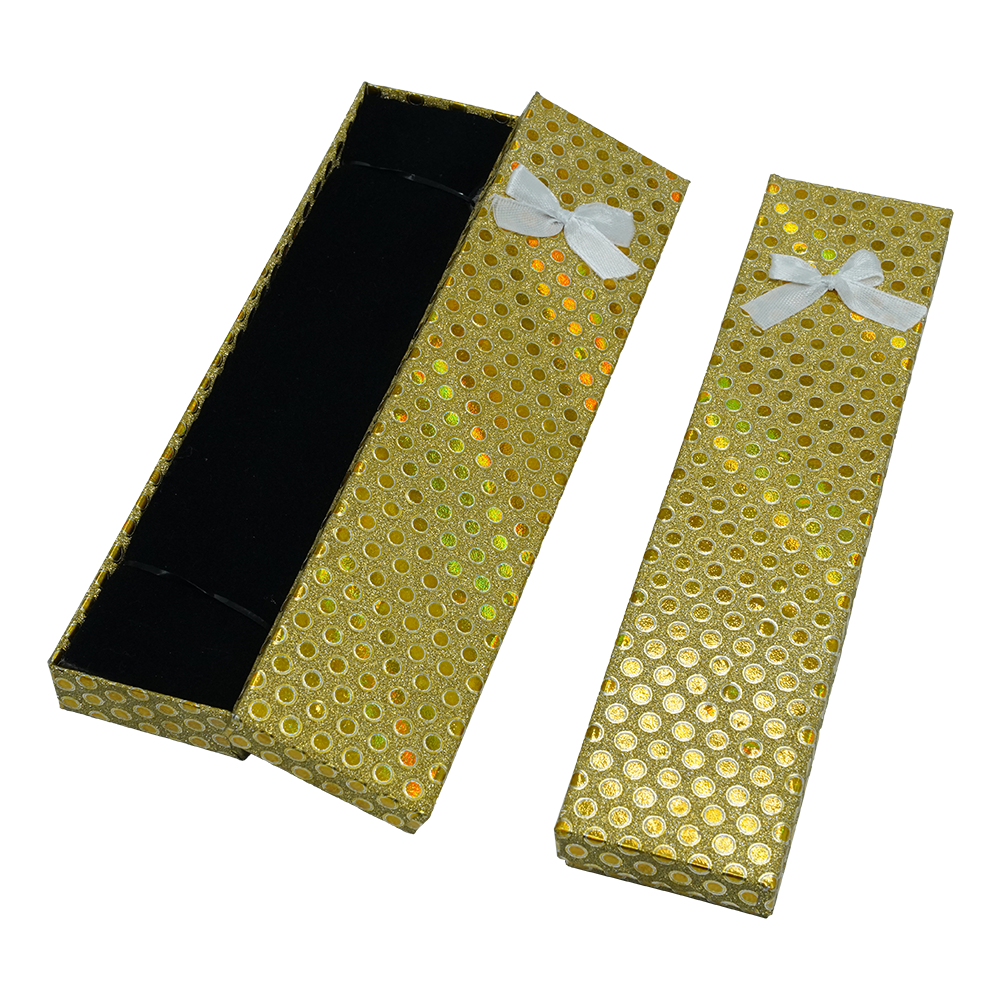 Glitter Multi Mix Color Cardboard Jewelry Boxes