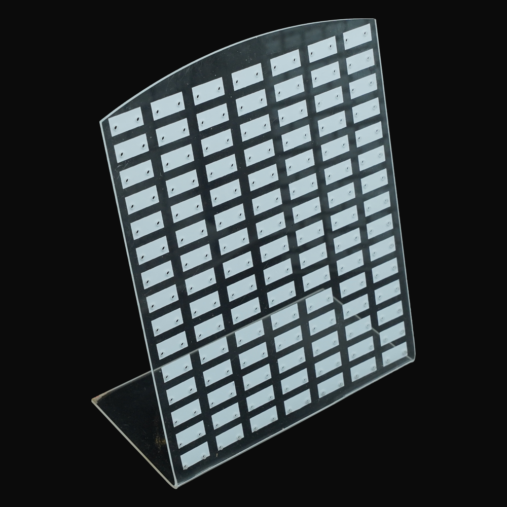 White Crystal Nose Pin Display Stands