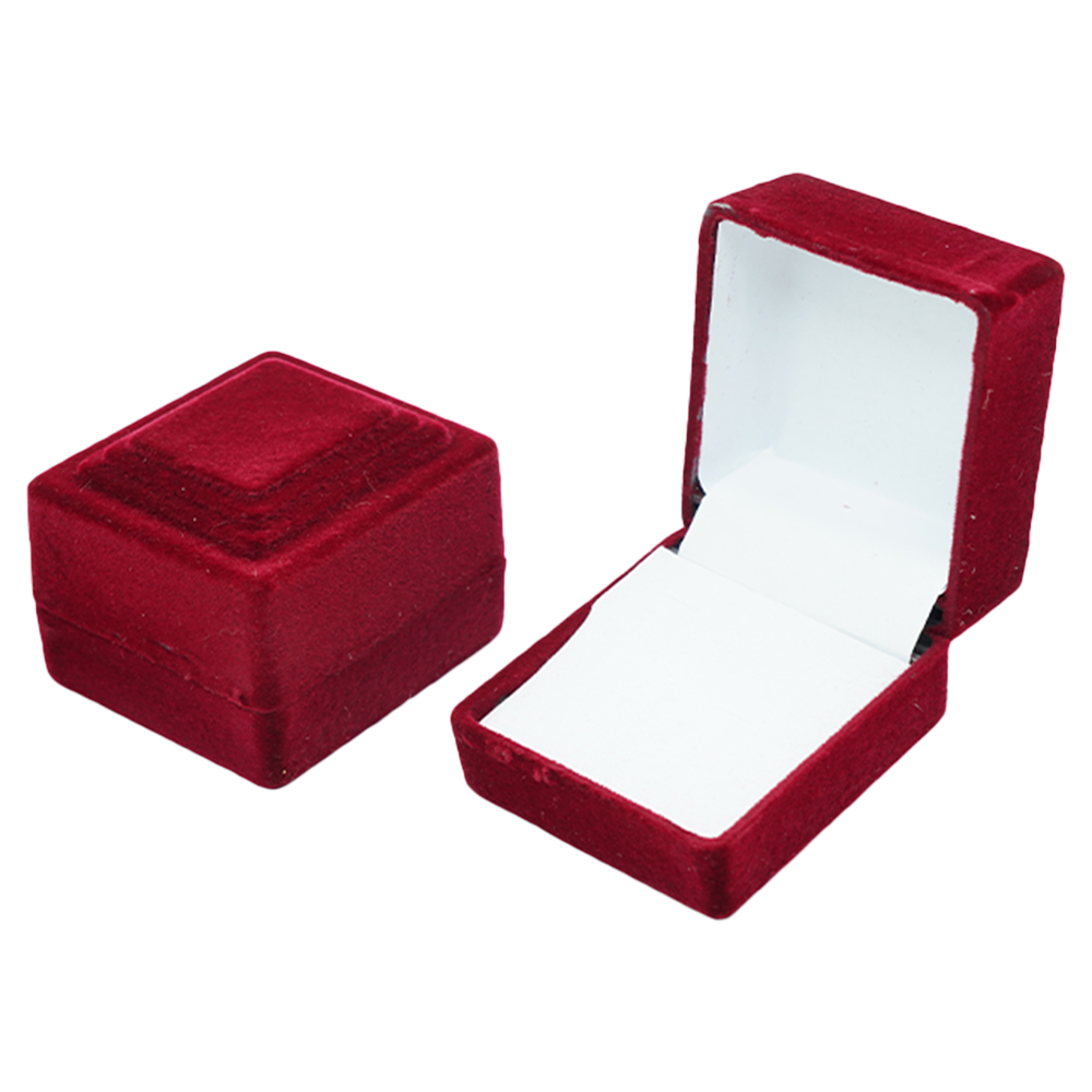 Three Colors Square Stairs Ring Box