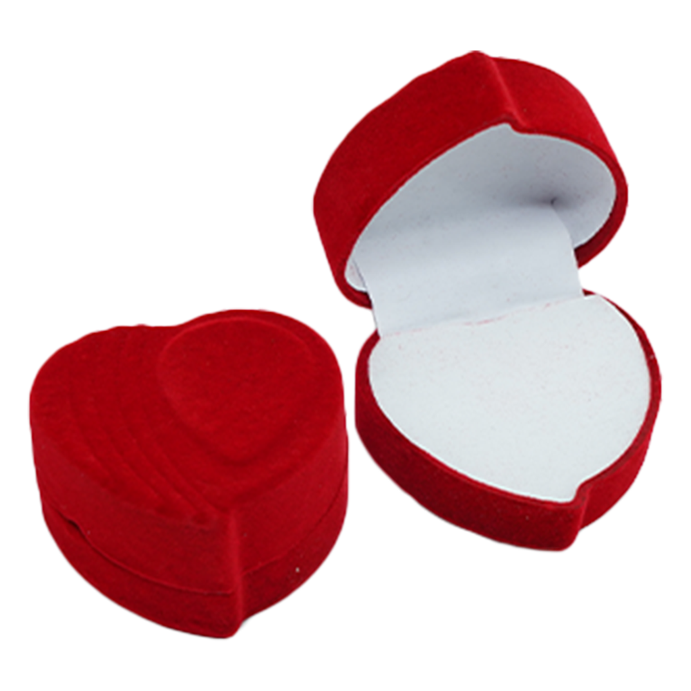 Three Colors Heart Shape Ring Boxes