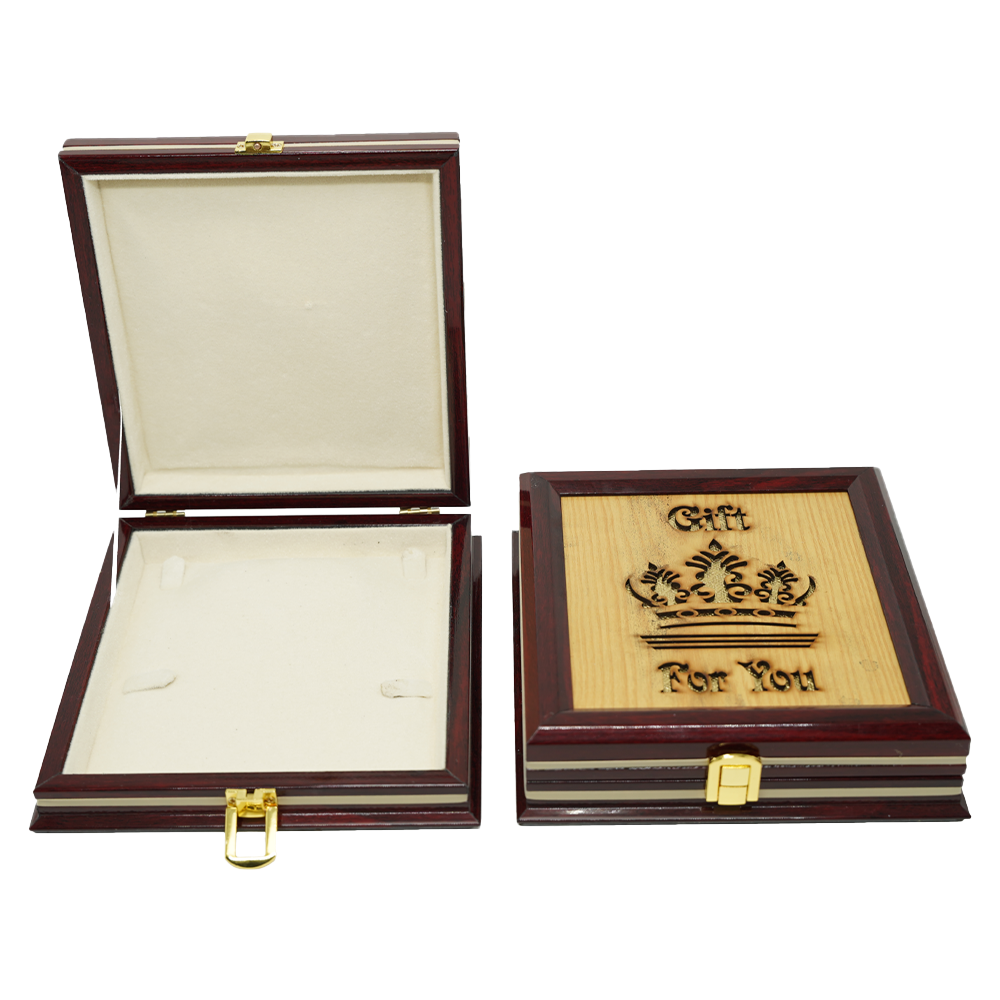 PVC Brown Wooden Jewelry Boxes