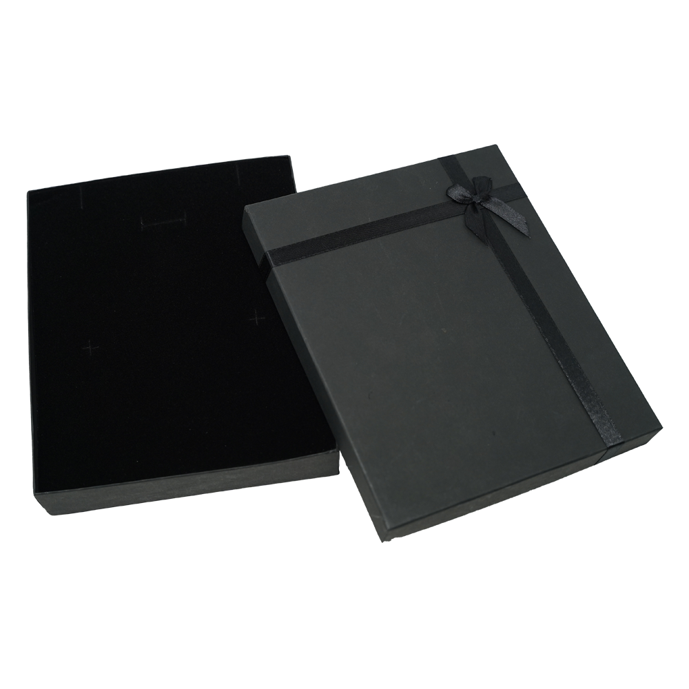 Black Cardboard Jewelry Boxes