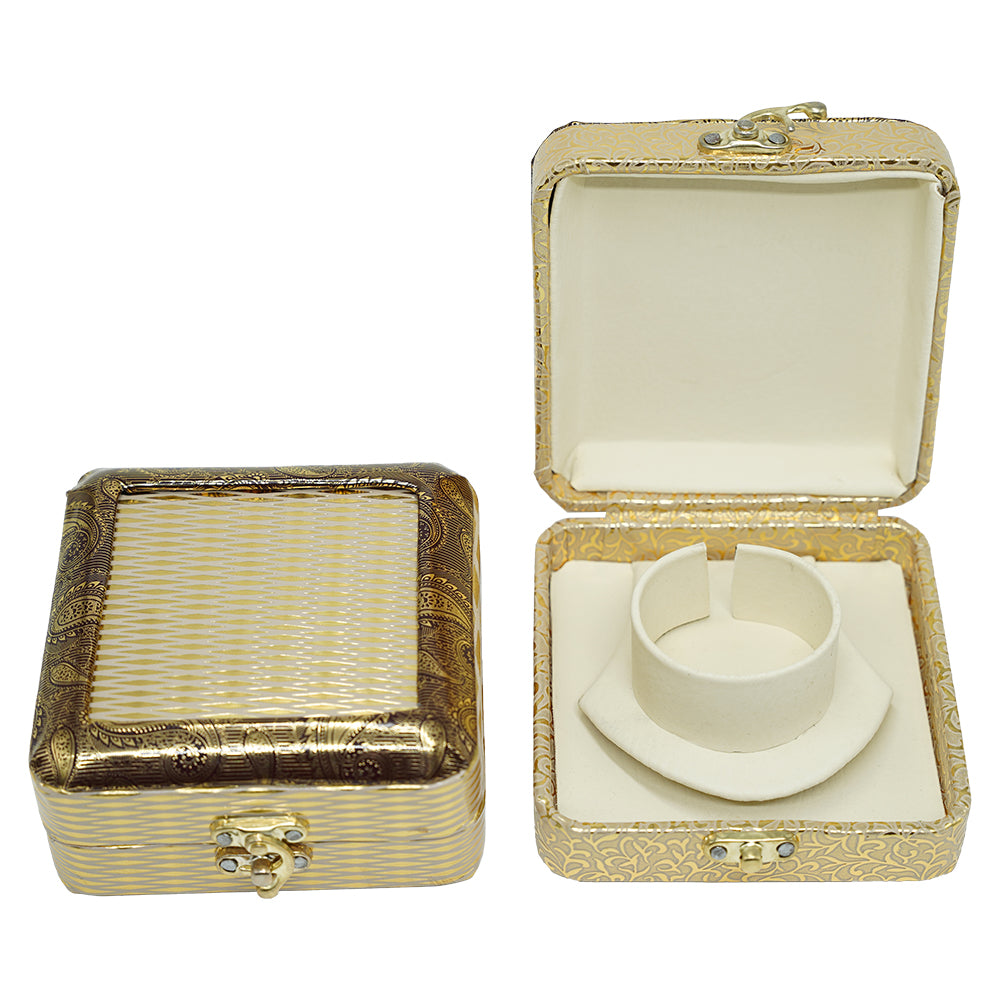 F Model: Bangles Packing Box | Bangles Storage Box | Leather Jewelry Two Bangles Box