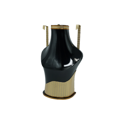 PATTENED GOLDEN & BLACK AMERICAN BUST