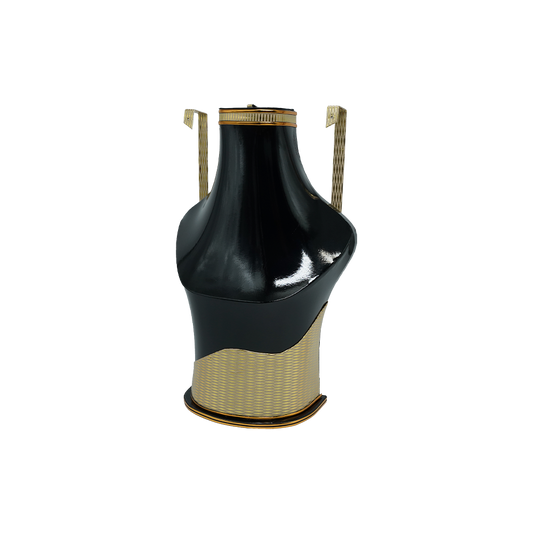 PATTENED GOLDEN & BLACK AMERICAN BUST