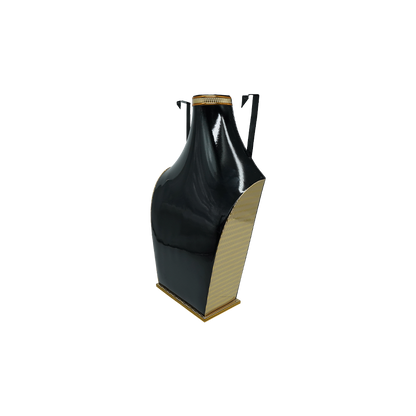 PATTENED GOLDEN & BLACK SIDE BUST
