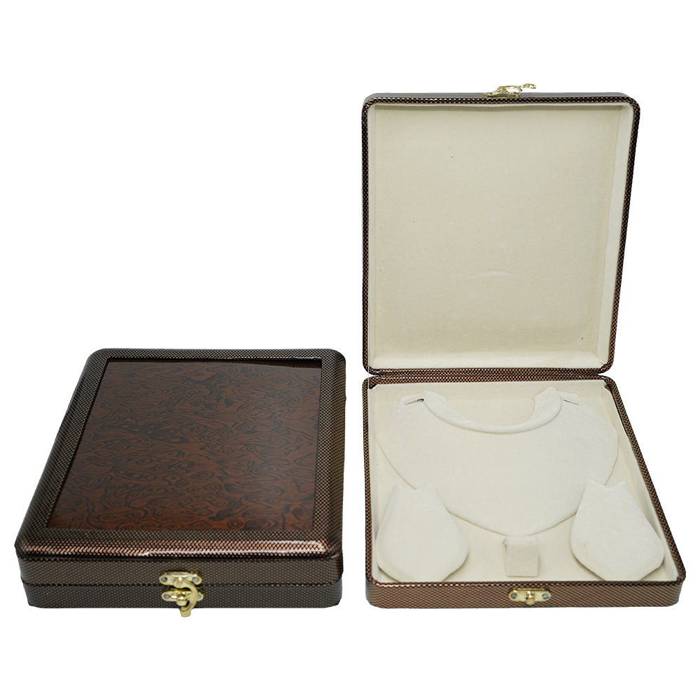 A Model: 8x8 Necklace jewelry Box | Necklace jewelry Case | Leather Jewelry Necklace Storage Box