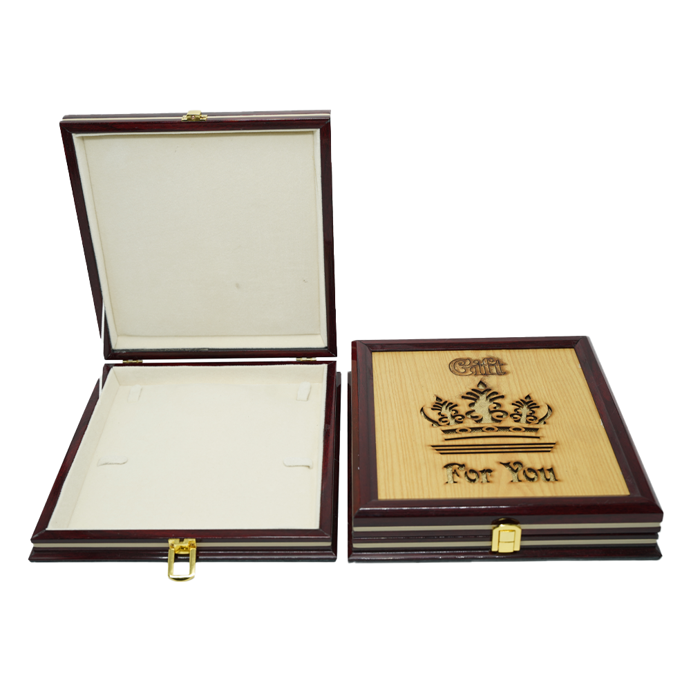 PVC Brown Wooden Jewelry Boxes