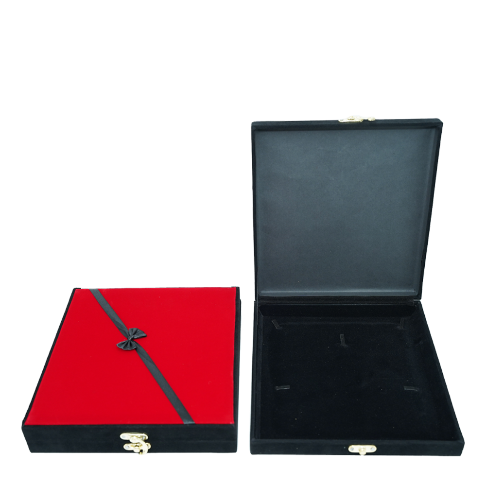 Red & Black Ribbon Jewelry Boxes