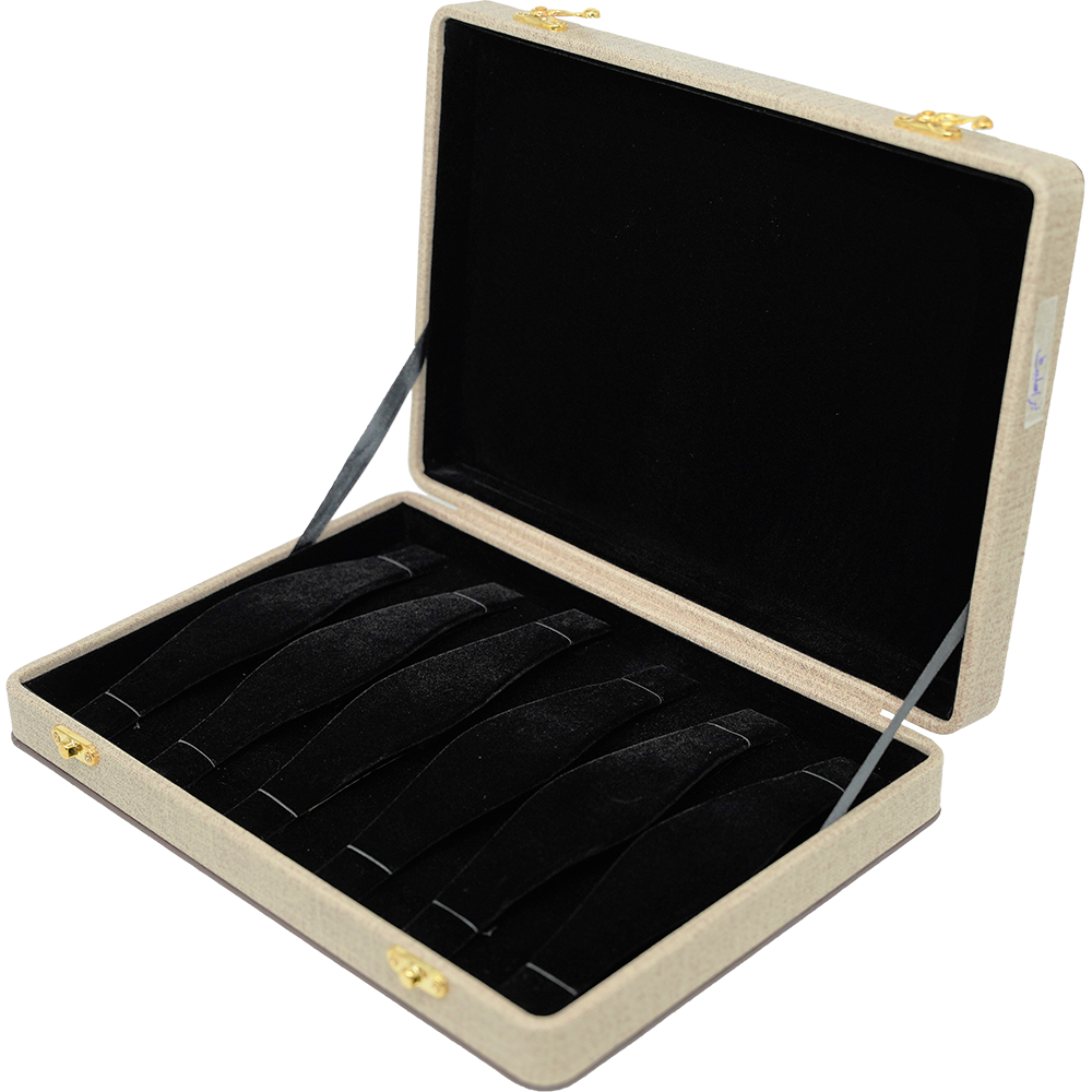 Brown Leatherette Stock Boxes