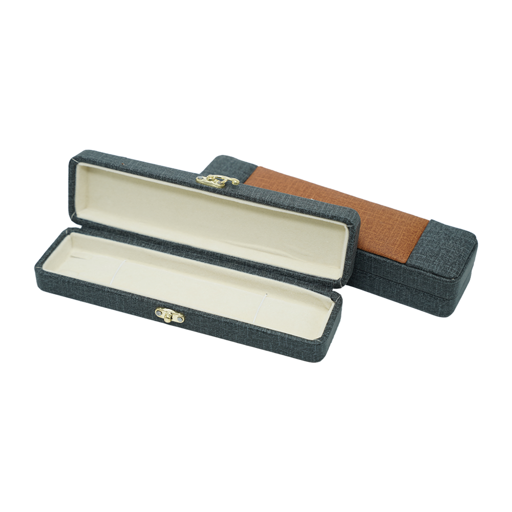 Leather & Velvet in Brown & Grey Jewelry Boxes