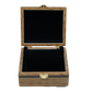 PVC Smooth Black Wooden Jewelry Boxes