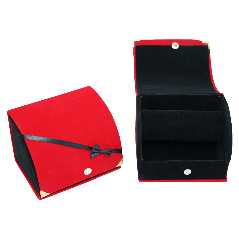 Red & Black Ribbon Jewelry Boxes