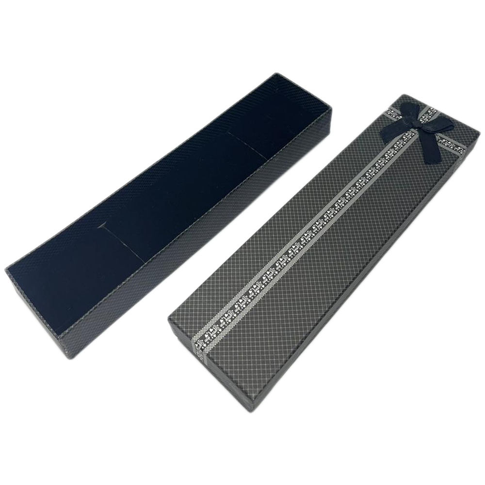 Black Thankyou Cardboard Jewelry Boxes