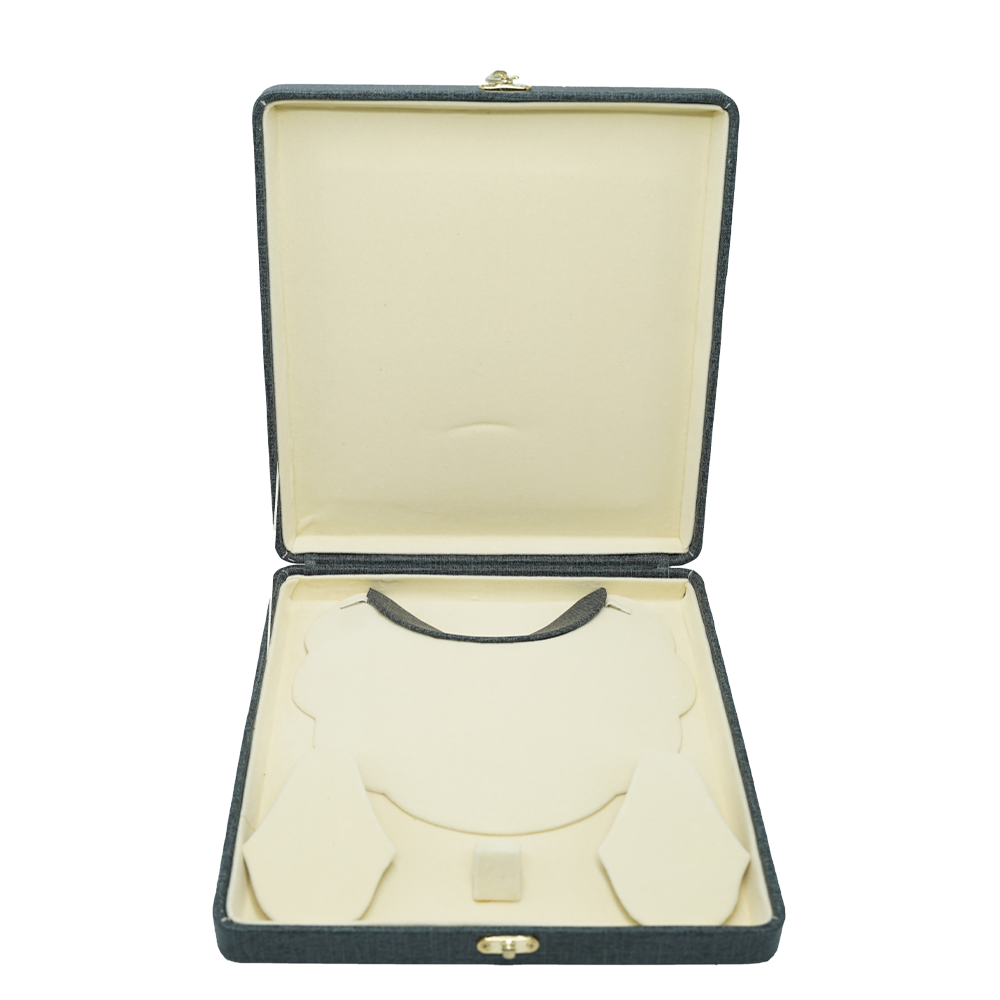 Leather & Velvet in Brown & Grey Jewelry Boxes