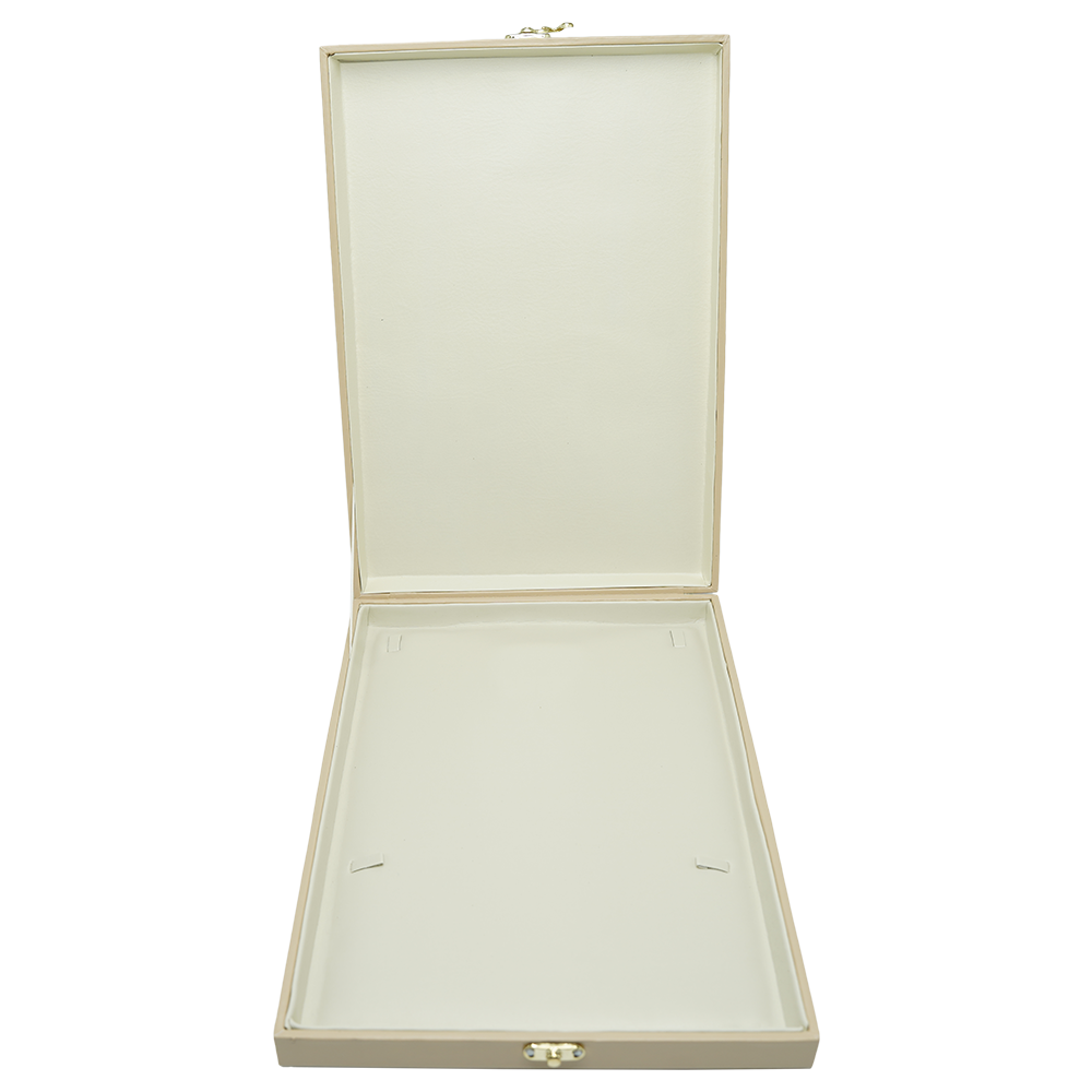 Beige Leathered Jewelry Boxes