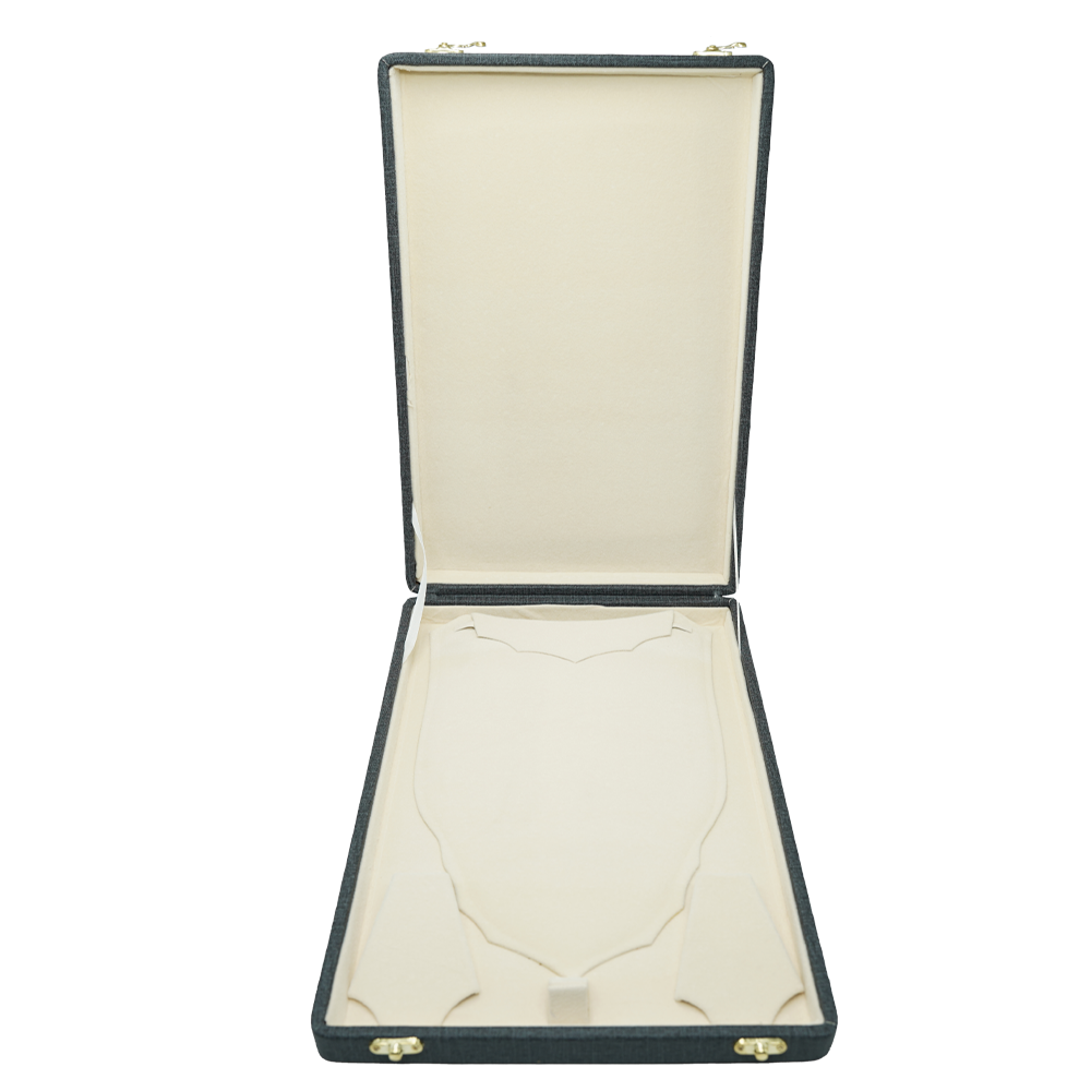 Leather & Velvet in Brown & Grey Jewelry Boxes