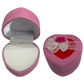 New Born Baby Velvet Heart Ring Boxes