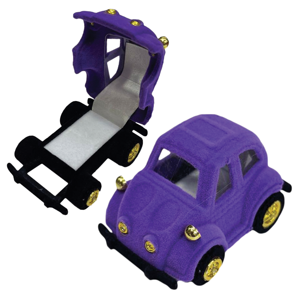 New Born Baby Velvet Car Ring Boxes