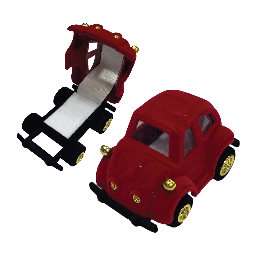 New Born Baby Velvet Car Ring Boxes