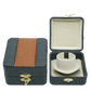 Leather & Velvet in Brown & Grey Jewelry Boxes