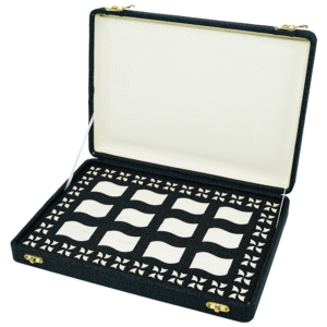 Brown & Grey Leather Stock Boxes