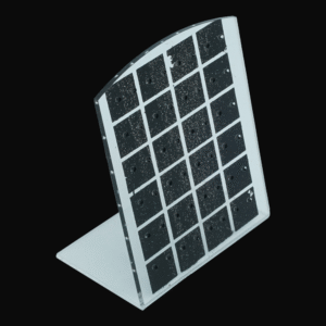 White Crystal Nose Pin Display Stands