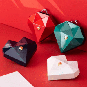 Heart Shaped Ring Box Pop-up Jewelry Box & Organizer