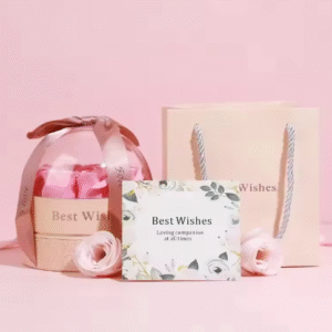 Creative Valentine Gift Box with Soap Flower Craftwork