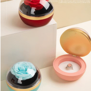 Romantic Rose Ring Box & Gift Jewelry Box