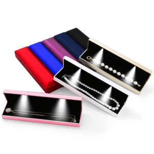 LED Chain/Bracelet Box with Glossy Lacquer Finish