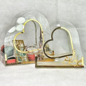 Beautiful Heart Shape Acrylic Boxes